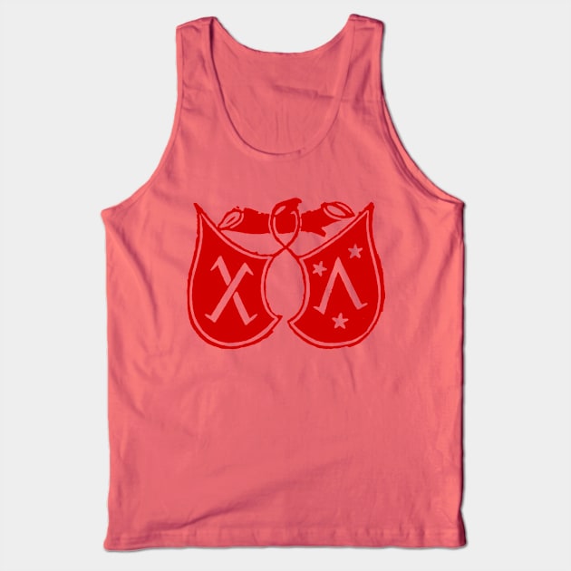 The Gutenberg Bible Printers' Mark Fust and Schoeffer Tank Top by Pixelchicken